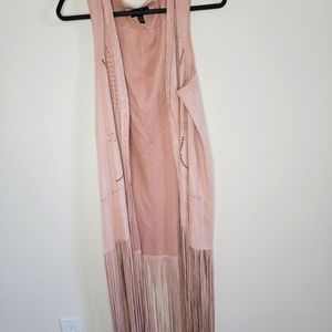 Jessica Simpson Fringed Vest